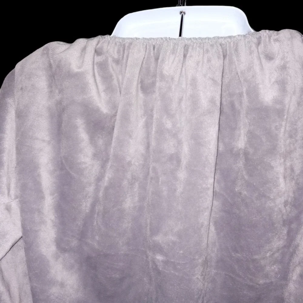 TL Care Grey Gray Heavenly Soft Chenille Fitted Crib Sheet NEW